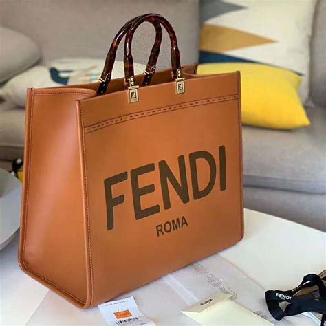 fendi balenciaga tan ferrari leather tote bags|Fendi bag.